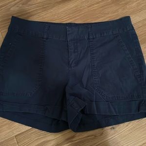Ana twill navy shorts with 3 in inseam size 30/10/ front & back pockets